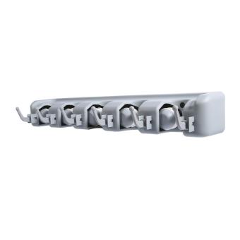 Broom Hanger Brush Mop Organizer Wall Mounted Storage Holder Rack(5Positions And 6 Hooks) - Intl June 2018 - 4 Broom Hanger Brush Mop Organizer Wall Mounted Storage Holder Rack(5Positions and 6 Hooks) - intl - 4