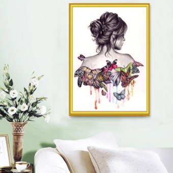 Butterfly Beauty Girl 5D Diamond DIY Painting Craft Kit Home Decor- Intl April 2018 - 3 Butterfly Beauty Girl 5D Diamond DIY Painting Craft Kit Home Decor- intl - 3