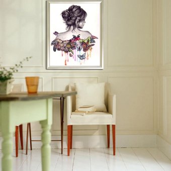 Butterfly Beauty Girl 5D Diamond DIY Painting Craft Kit Home Decor- Intl April 2018 - 5 Butterfly Beauty Girl 5D Diamond DIY Painting Craft Kit Home Decor- intl - 5