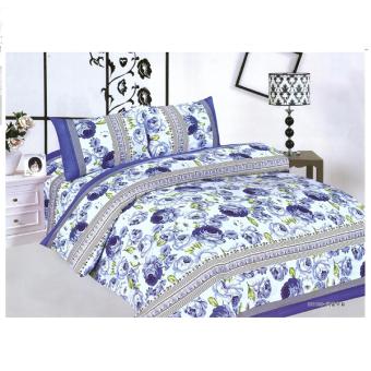 BUY 1 TAKE 1 3-Piece Queen Size Bedding With Luxury Cotton Feel-Balinese Serenity And Blue Floral Series By Manhattan Homemaker June 2018 - 2 BUY 1 TAKE 1 3-Piece Queen Size Bedding with Luxury Cotton Feel-Balinese Serenity and Blue Floral Series by Manhattan Homemaker - 2