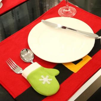 BUYINCOINS Newest Christmas Table Covers Santa Claus TablePlacemats Coaster Cover Runner Mat Cutlery Holder - Intl June 2018 - 4 BUYINCOINS Newest Christmas Table Covers Santa Claus TablePlacemats Coaster Cover Runner Mat Cutlery Holder - intl - 4