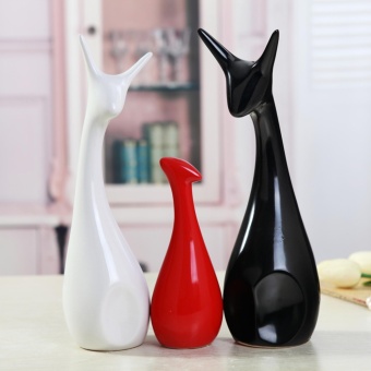 China Ceramics Deer Figurines Kit Set Decorative Animal StatueOrnaments Of Porcelain - Intl June 2018 - 2 China Ceramics Deer Figurines Kit Set Decorative Animal StatueOrnaments Of Porcelain - intl - 2