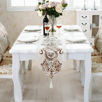 Classic Modern Cotton Linen Table Table Runner Color:#2size:33*250cm - Intl June 2018 - 3 Classic Modern Cotton Linen Table Table Runner color:#2size:33*250cm - intl - 3