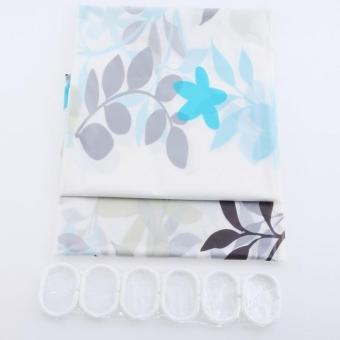 Coffee Tree Bathroom Waterproof PEVA Shower Curtain - Intl June 2018 - 5 Coffee Tree Bathroom Waterproof PEVA Shower Curtain - intl - 5