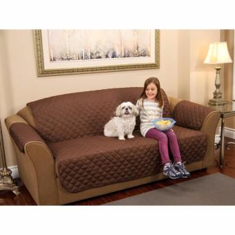 Couch Coat Recliner Cover Long Set Of 3 (Brown) June 2018 - 2 Couch Coat Recliner Cover Long Set of 3 (Brown) - 2