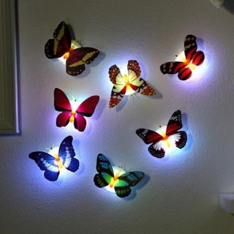 Creative Color Butterfly LED Lights A T Night Free Design - Intl June 2018 - 3 Creative Color Butterfly LED Lights a t Night Free Design - intl - 3