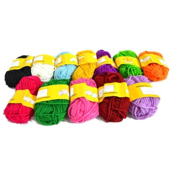 Crown Craft Yarn Set Of 12 (Multicolor) April 2018 - 2 Crown Craft Yarn Set of 12 (Multicolor) - 2