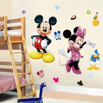 Cute Mickey Minnie Mouse Wall Sticker Vinyl Decal Kids Baby RoomDecor Mural DIY - Intl July 2018 - 2 Cute Mickey Minnie Mouse Wall Sticker Vinyl Decal Kids Baby RoomDecor Mural DIY - intl - 2