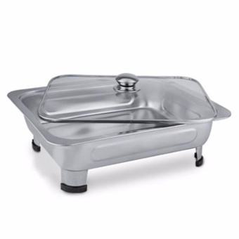 D&D Rectangular Stainless Food Warmer Tray With Pattern Design Cover (Set Of 4) June 2018 - 2 D&D Rectangular Stainless Food Warmer Tray With Pattern Design Cover (Set of 4) - 2