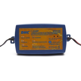 DHC SC015E 12V 1.5AMP Digital Battery Charger And Maintainer (Blue) June 2018 - 3 DHC SC015E 12V 1.5AMP Digital Battery Charger and Maintainer (Blue) - 3