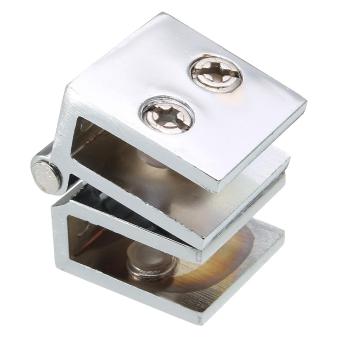 Double Action 180 Degree Glass Door Cupboard Cabinet Clamp Hinge For 5-8mm Glass - Intl June 2018 - 3 Double Action 180 Degree Glass Door Cupboard Cabinet Clamp Hinge For 5-8mm Glass - intl - 3