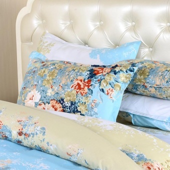 Duvet Cover Set Winter Comforter Blue Cover Bedsheet Pillowcase3/4Piece Bedding Sets Twin Full Queen Size Polyester With Cotton - Intl June 2018 - 2 Duvet Cover Set Winter Comforter Blue Cover Bedsheet Pillowcase3/4Piece Bedding Sets Twin Full Queen Size Polyester With Cotton - intl - 2