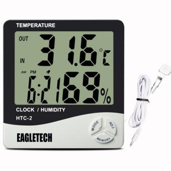 EagleTech HTC-2 Digital LCD Temperature Humidity Meter Clock Hygrometer Thermometer Indoor And Outdoor June 2018 - 5 EagleTech HTC-2 Digital LCD Temperature Humidity Meter Clock Hygrometer Thermometer Indoor and Outdoor - 5