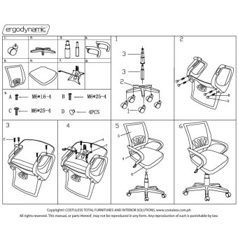 Ergodynamic STAN BLK Tilting Mesh Office Chair (Black) Buy 3 Take 1 June 2018 - 5 Ergodynamic STAN BLK Tilting Mesh Office Chair (Black) Buy 3 Take 1 - 5