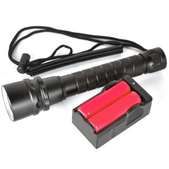 Fancytoy Underwater 100m 2500LM 1X XM-L L2 LED Scuba DivingFlashlight Lamp Torch+Batteries+Charger June 2018 - 4 Fancytoy Underwater 100m 2500LM 1X XM-L L2 LED Scuba DivingFlashlight Lamp Torch+Batteries+Charger - 4