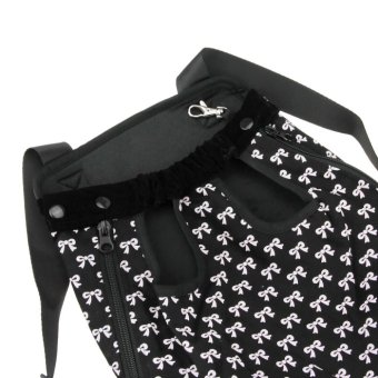Fashion Bowknots Pattern Pet Dog Doggy Sling Legs Out DesignOutdoor Travel Durable Portable Front Chest Pack Carrier BackpackShoulder Bag For Dogs Cats Puppy Carriers Pet Tote Bag,Black-L -intl June 2018 - 4 Fashion Bowknots Pattern Pet Dog Doggy Sling Legs Out DesignOutdoor Travel Durable Portable Front Chest Pack Carrier BackpackShoulder Bag For Dogs Cats Puppy Carriers Pet Tote Bag,Black-L -intl - 4