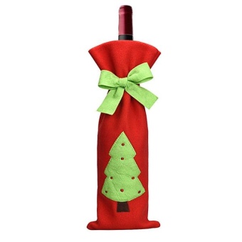 Festival Gift Party Table Decor Dinner Bottle Cover Bags Sets Santa Tree Christmas Red Wine - Intl June 2018 - 3 Festival Gift Party Table Decor Dinner Bottle Cover Bags Sets Santa Tree Christmas Red Wine - intl - 3