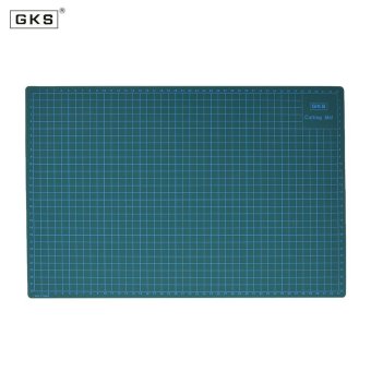 GKS PVC A3 Cutting Mat Manual DIY Tool Cutting Board Double-sidedSelf-healing Cutting Pad 5cm And 1cm Grids Patchwork Tools 30cm *45cm * 3mm Green - Intl June 2018 - 2 GKS PVC A3 Cutting Mat Manual DIY Tool Cutting Board Double-sidedSelf-healing Cutting Pad 5cm and 1cm Grids Patchwork Tools 30cm *45cm * 3mm Green - intl - 2