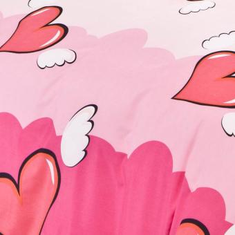 GoGoLife High Quality Duvet/Quilt Cover All Size-26# Pink Heart June 2018 - 3 GoGoLife High Quality Duvet/Quilt Cover All Size-26# Pink Heart - 3