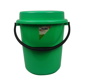 Green Fuho Pail W/ Cover And Plastic Handle 511 6 Gal. Green 92403 June 2018 - 2 Green Fuho Pail w/ cover and plastic handle 511 6 gal. Green 92403 - 2