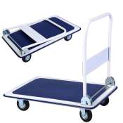 Hand Truck Trolley Push Cart 150kg Capacity