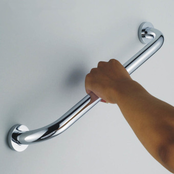 Hequ Hot Sale Newest 25cm Stainless Steel BATH SHOWER SUPPORT RAIL Accessibility AID GRAB BAR HANDLE Silver - Intl June 2018 - 2 Hequ Hot Sale Newest 25cm Stainless Steel BATH SHOWER SUPPORT RAIL Accessibility AID GRAB BAR HANDLE Silver - intl - 2
