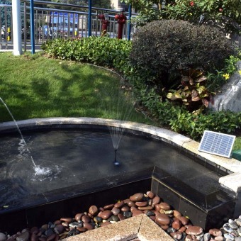 High-power Solar Landscape Fountain 17V 10W Equipment Solar WaterPump Garden Fountains Decorative Fountain (Intl) June 2018 - 3 High-power Solar Landscape Fountain 17V 10W Equipment Solar WaterPump Garden Fountains Decorative Fountain (Intl) - 3