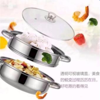 High Quality 28cm Stainless Steel Steaming Pot Ware June 2018 - 2 High Quality 28cm Stainless Steel Steaming Pot Ware - 2