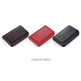 High-quality Pocket Size Synthetic PU Leather Business Name CardHolder Case Box Wallet Brown - Intl June 2018 - 5 High-quality Pocket Size Synthetic PU Leather Business Name CardHolder Case Box Wallet Brown - intl - 5