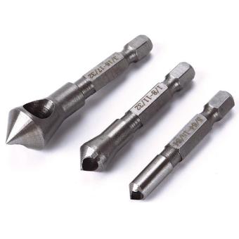 High Quality Store New 3pcs/set Woodworking Countersink DeburringDrill Bit Hex Shank Chamfer British Unit Tool June 2018 - 2 High Quality Store New 3pcs/set Woodworking Countersink DeburringDrill Bit Hex Shank Chamfer British Unit Tool - 2