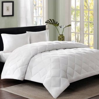 Home Bedding Fiber Fill Comforter Blanket White Quilt Duvet Insert Home Bedding Fiber Fill Comforter Blanket White Quilt Duvet Insert