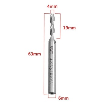 HSS Straight Shank 4 Flute End Mill Cutter Drill Bit1.5/2/2.5/3/4/5/6mm Drill - Intl June 2018 - 5 HSS Straight Shank 4 Flute End Mill Cutter Drill Bit1.5/2/2.5/3/4/5/6mm Drill - intl - 5