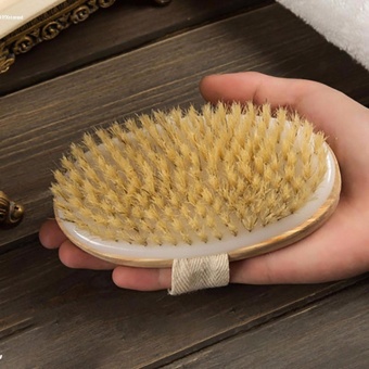 HYX HOT SALE!!!Back Scrubber Long Wooden Handle Bristle Shower Bath Body Brush Dry Skin Brush - Intl April 2018 - 5 HYX HOT SALE!!!Back Scrubber Long Wooden Handle Bristle Shower Bath Body Brush Dry Skin Brush - intl - 5