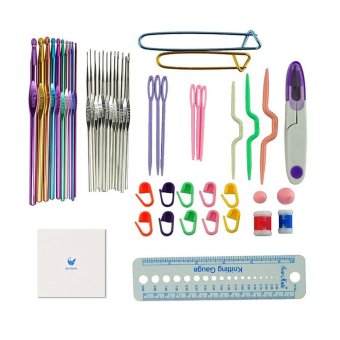 Ichic 22pcs Crochet Hooks Yarn Knitting Needles Set Kit WithAccessories +Case - Intl June 2018 - 4 Ichic 22pcs Crochet Hooks Yarn Knitting Needles Set Kit withAccessories +Case - intl - 4