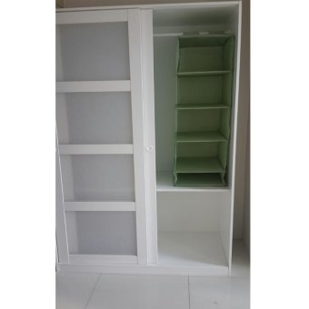 Ikea Kvikne Wardrobe With 2 Sliding Doors (White) June 2018 - 2 Ikea Kvikne Wardrobe with 2 Sliding Doors (White) - 2