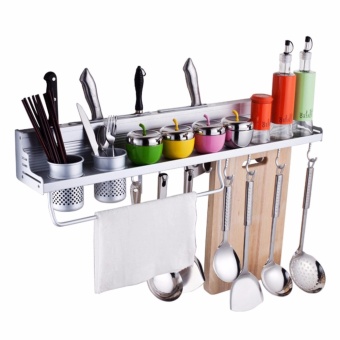 J&J Multifunctional Wall Hanging Aluminum Kitchen Storage RackTool Holder April 2018 - 2 J&J Multifunctional Wall Hanging Aluminum Kitchen Storage RackTool Holder - 2