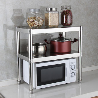 Price List New Stainless Steel Microwave Oven Shelf Kitchen Shelf