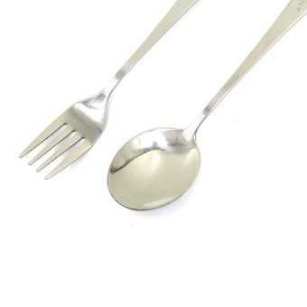 Kitchen Hub Travel Portable Tableware Spoon And Fork Set With FleurDe Lis Case (Black) June 2018 - 3 Kitchen Hub Travel Portable Tableware Spoon and Fork Set With FleurDe Lis Case (Black) - 3