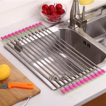 Kitchen Sink Stainless Steel Medium Folding Drain Rack 37*23CM June 2018 - 5 Kitchen Sink Stainless Steel Medium Folding Drain Rack 37*23CM - 5