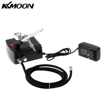 KKmoon 100-250V Gravity Feed Dual Action Airbrush Air CompressorKit For Art Painting Tattoo Manicure Craft Cake Spray Model NailTool Set - Intl June 2018 - 3 KKmoon 100-250V Gravity Feed Dual Action Airbrush Air CompressorKit for Art Painting Tattoo Manicure Craft Cake Spray Model NailTool Set - intl - 3
