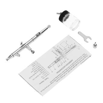 KKmoon Siphon Feed Dual-Action Airbrush Kit Set For Art Craft Painting Auto Paint Hobby Air Brush Nail 0.5mm 22cc - Intl June 2018 - 5 KKmoon Siphon Feed Dual-Action Airbrush Kit Set for Art Craft Painting Auto Paint Hobby Air Brush Nail 0.5mm 22cc - intl - 5