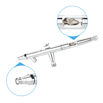 KKmoon Siphon Feed Dual-Action Airbrush Kit Set For Art Craft Painting Auto Paint Hobby Air Brush Nail 0.5mm 22cc - Intl June 2018 - 2 KKmoon Siphon Feed Dual-Action Airbrush Kit Set for Art Craft Painting Auto Paint Hobby Air Brush Nail 0.5mm 22cc - intl - 2