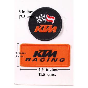 KTM Embroidered Cloth Patch Set -Badge (Get 2) June 2018 - 4 KTM Embroidered Cloth Patch Set -Badge (Get 2) - 4
