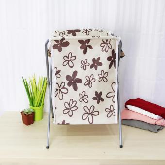 Laundry Hamper (Beige/Floral) April 2018 - 3 Laundry Hamper (Beige/Floral) - 3