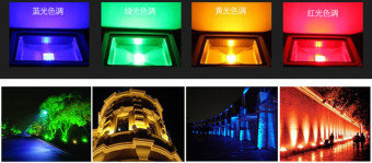 Led Floodlights 10W Lighting IP65 Outdoor Spotlights RGB With Remote Controller Spot Flood Lamp (Multi-Color) - Intl June 2018 - 4 Led Floodlights 10W Lighting IP65 Outdoor Spotlights RGB with Remote Controller Spot Flood Lamp (Multi-Color) - Intl - 4