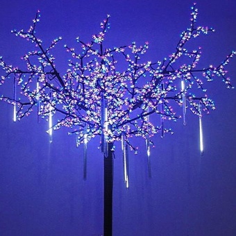 LED Meteor Shower Rain Lights,Drop/Icicle Snow Falling Raindrop 30cm 8 Tubes Cascading Lights For Wedding Xmas Home Decor - Cool White - Intl June 2018 - 2 LED Meteor Shower Rain Lights,Drop/Icicle Snow Falling Raindrop 30cm 8 Tubes Cascading lights for Wedding Xmas Home Decor - Cool White - intl - 2
