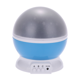 LED Starry Sky Rotating Night Light Moon USB Ball Projector Lamp 360 Degree Multi-colored Romantic Children Baby Bedroom Nursery Use Christmas Festival Gift Blue - Intl June 2018 - 2 LED Starry Sky Rotating Night Light Moon USB Ball Projector Lamp 360 Degree Multi-colored Romantic Children Baby Bedroom Nursery Use Christmas Festival Gift Blue - Intl - 2