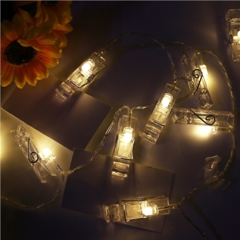LEDMOMO 5m 40 LED Photo Clip String Lights 3000K For Hanging Pictures / Notes / Artwork (Warm White) - Intl June 2018 - 5 LEDMOMO 5m 40 LED Photo Clip String Lights 3000K for Hanging Pictures / Notes / Artwork (Warm White) - intl - 5