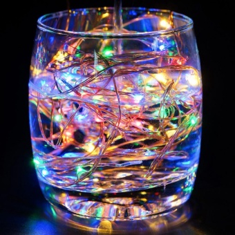 Leegoal LED Fairy String Lights Indoor And Outdoor 5m 50 LEDs Copper Wire Light Battery Powered For Christmas Bedroom Garden Party Wedding Decoration Multicolor - Intl June 2018 - 4 leegoal LED Fairy String Lights Indoor And Outdoor 5m 50 LEDs Copper Wire Light Battery Powered For Christmas Bedroom Garden Party Wedding Decoration Multicolor - intl - 4