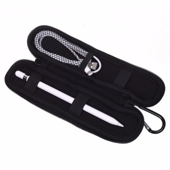 Lightning Power-Neoprene Stylus Pen Pencil Case Pouch For FountainPen, Ballpoint Pen, Stylus Touch Pen, Apple Pencil, Wacom CreativeStylus 2 (Neoprene Soft Pencil Case With Carabiner)(Black) - Intl June 2018 - 3 Lightning Power-Neoprene Stylus Pen Pencil Case Pouch for FountainPen, Ballpoint Pen, Stylus Touch Pen, Apple Pencil, Wacom CreativeStylus 2 (Neoprene Soft Pencil Case with Carabiner)(Black) - intl - 3